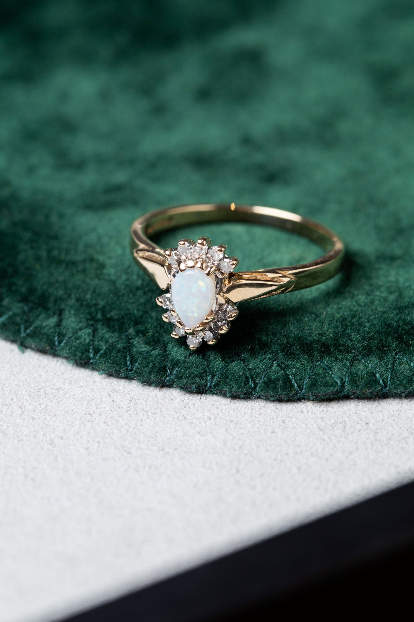 Opal and Diamond Dress Ring