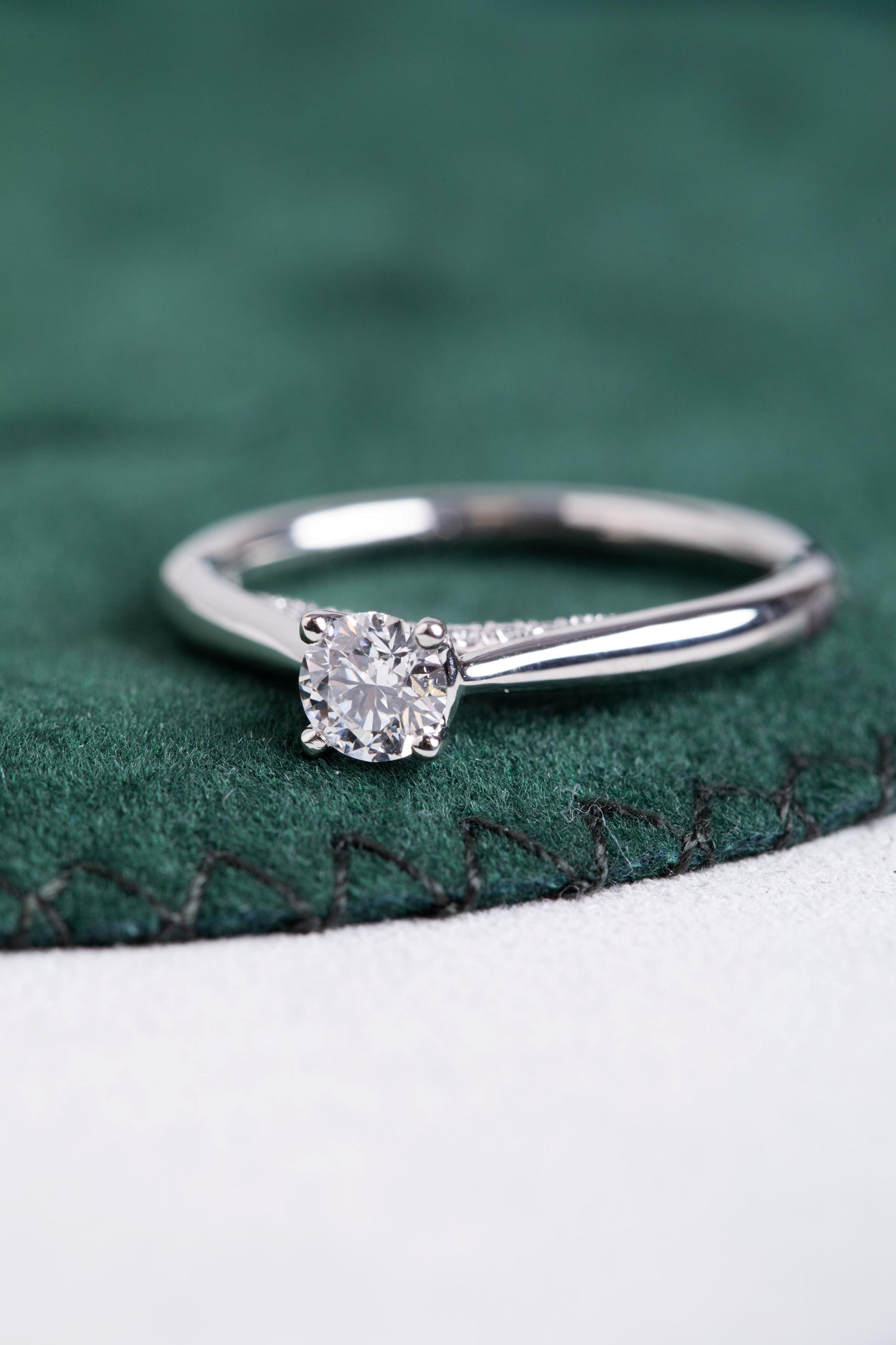 Round Brilliant Cut Diamond Solitaire Ring