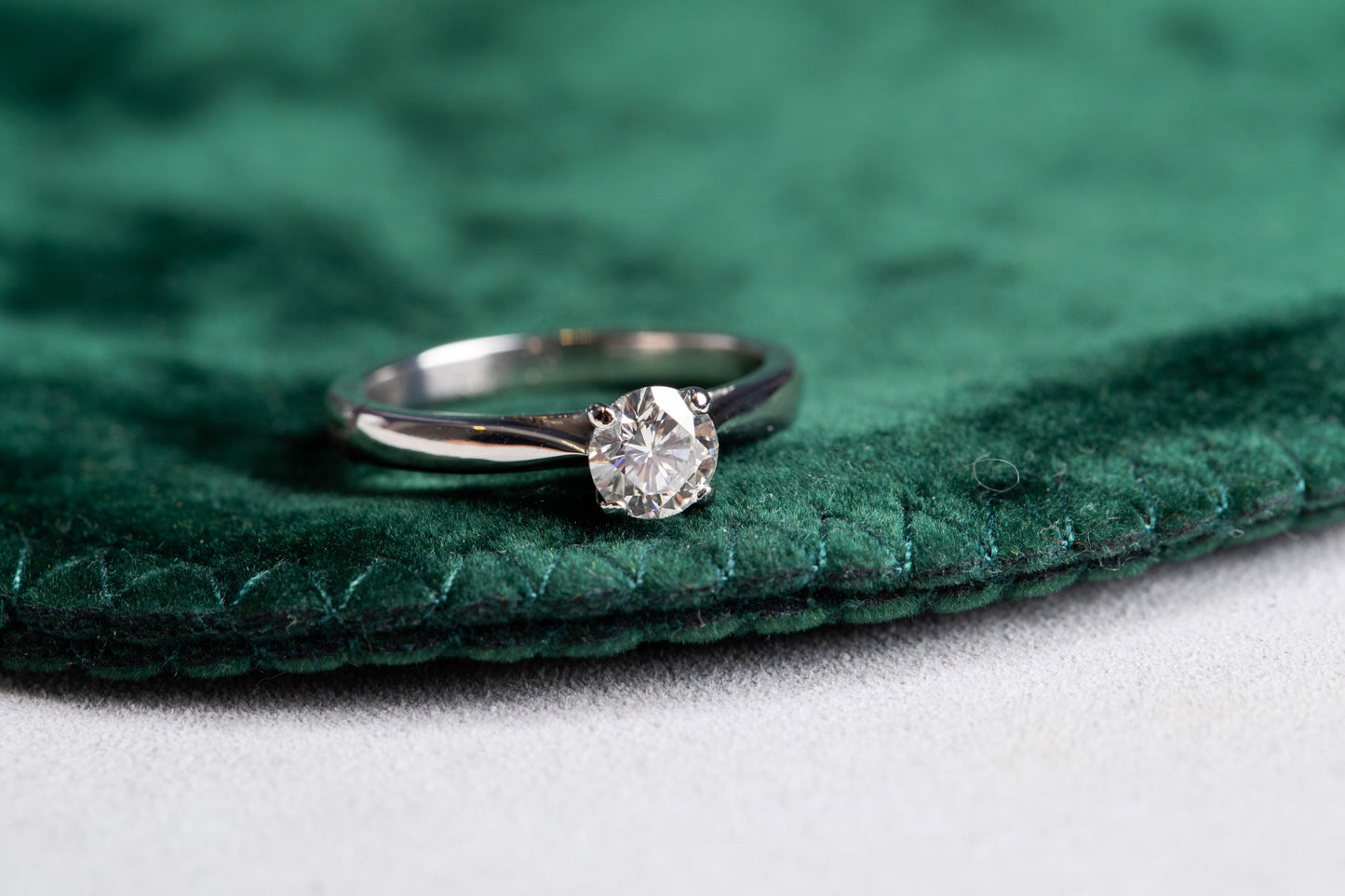 Round Brilliant Cut Diamond Solitaire Ring