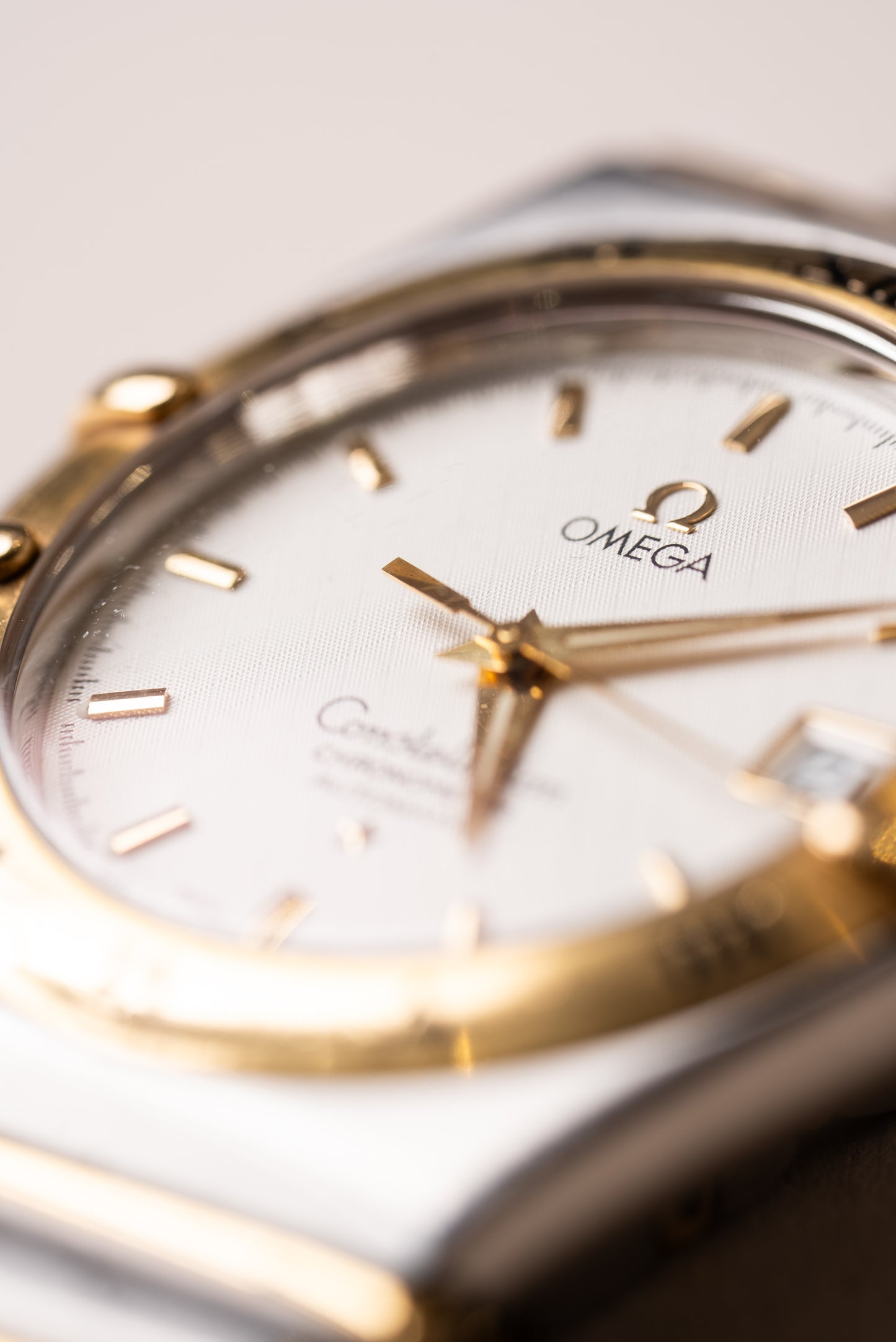 Pre-Owned Omega 2 Tone Constellation Chronometer Automatic Watch