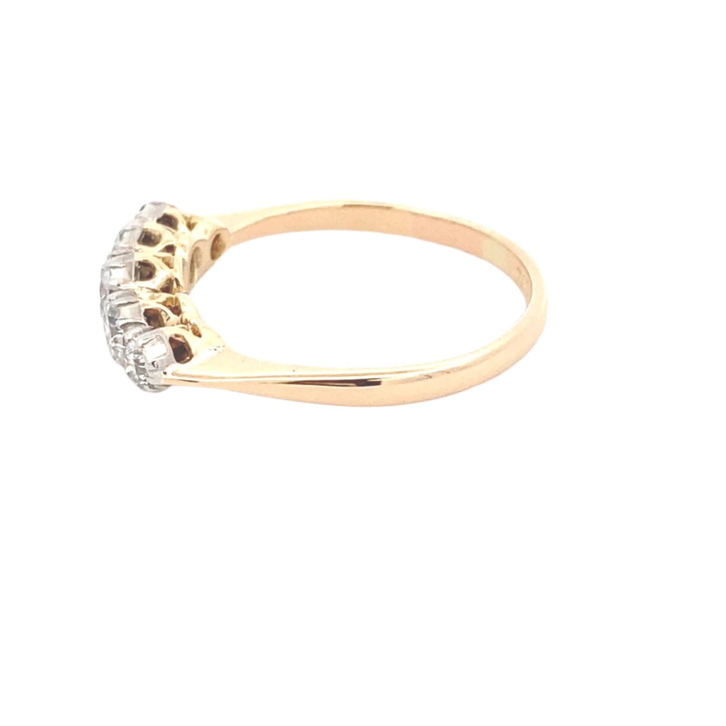 Round Brilliant Cut Diamond 5 Stone Eternity Ring