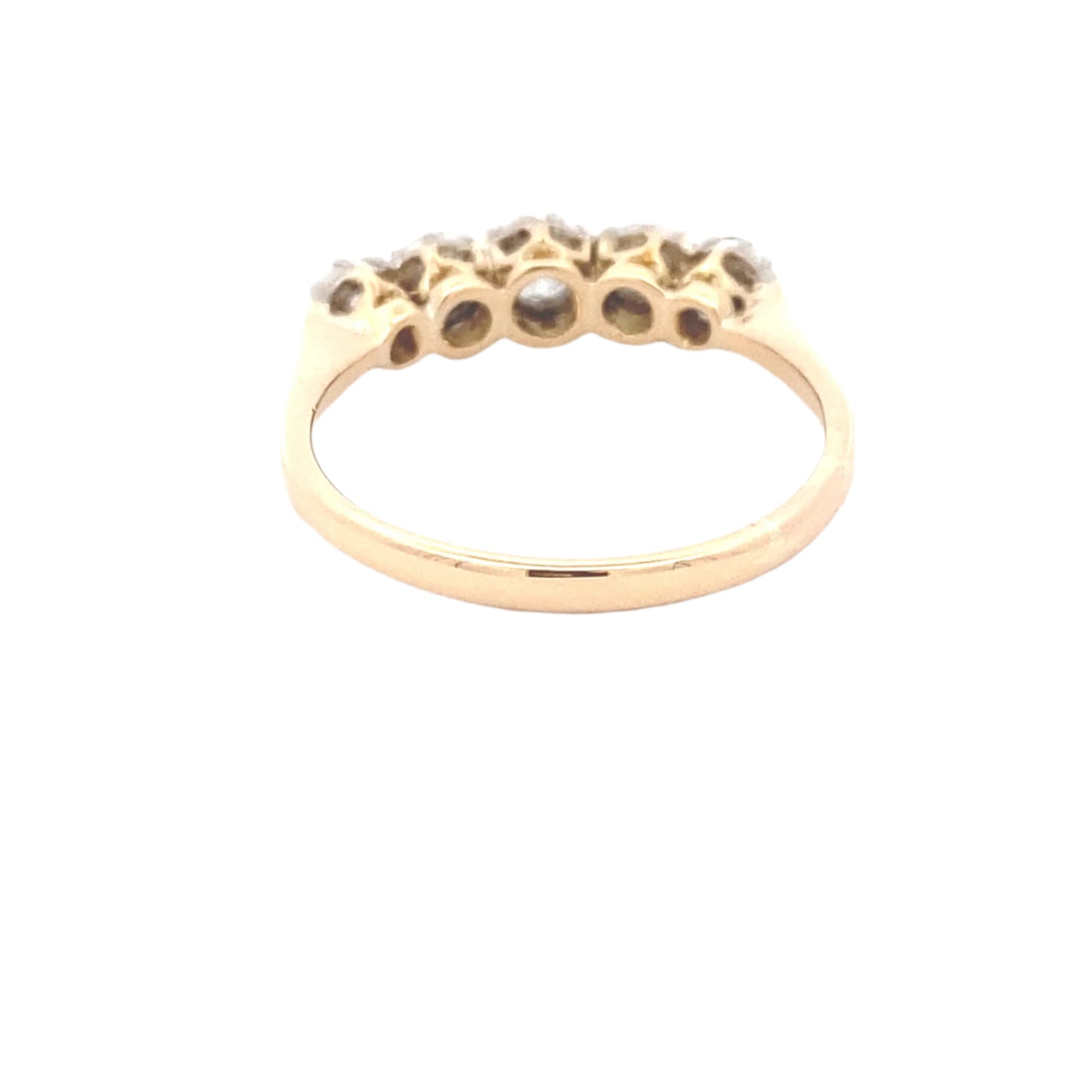 Round Brilliant Cut Diamond 5 Stone Eternity Ring