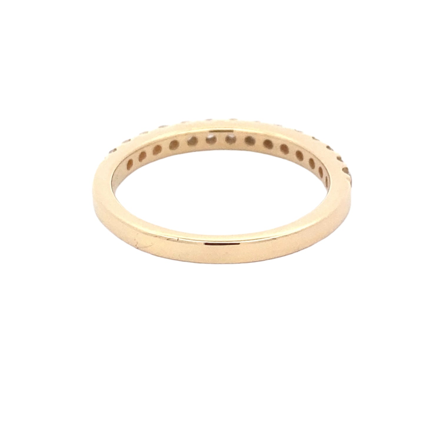 Round Brilliant Cut Diamond Claw Set Wedding Ring