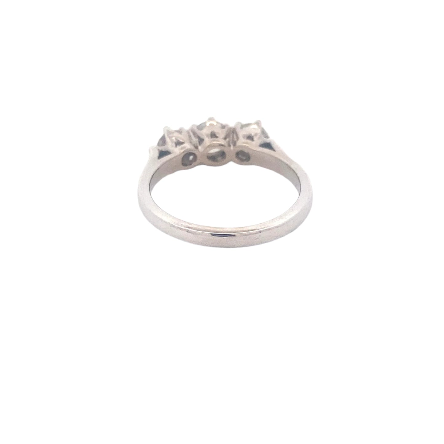 Round Brilliant Cut Diamond 3 Stone Ring