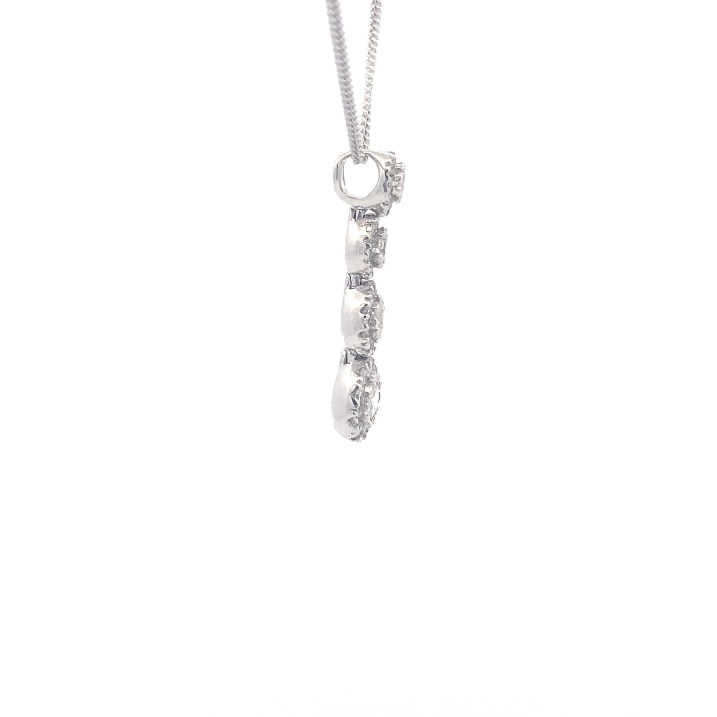 White Gold Diamond Pendant