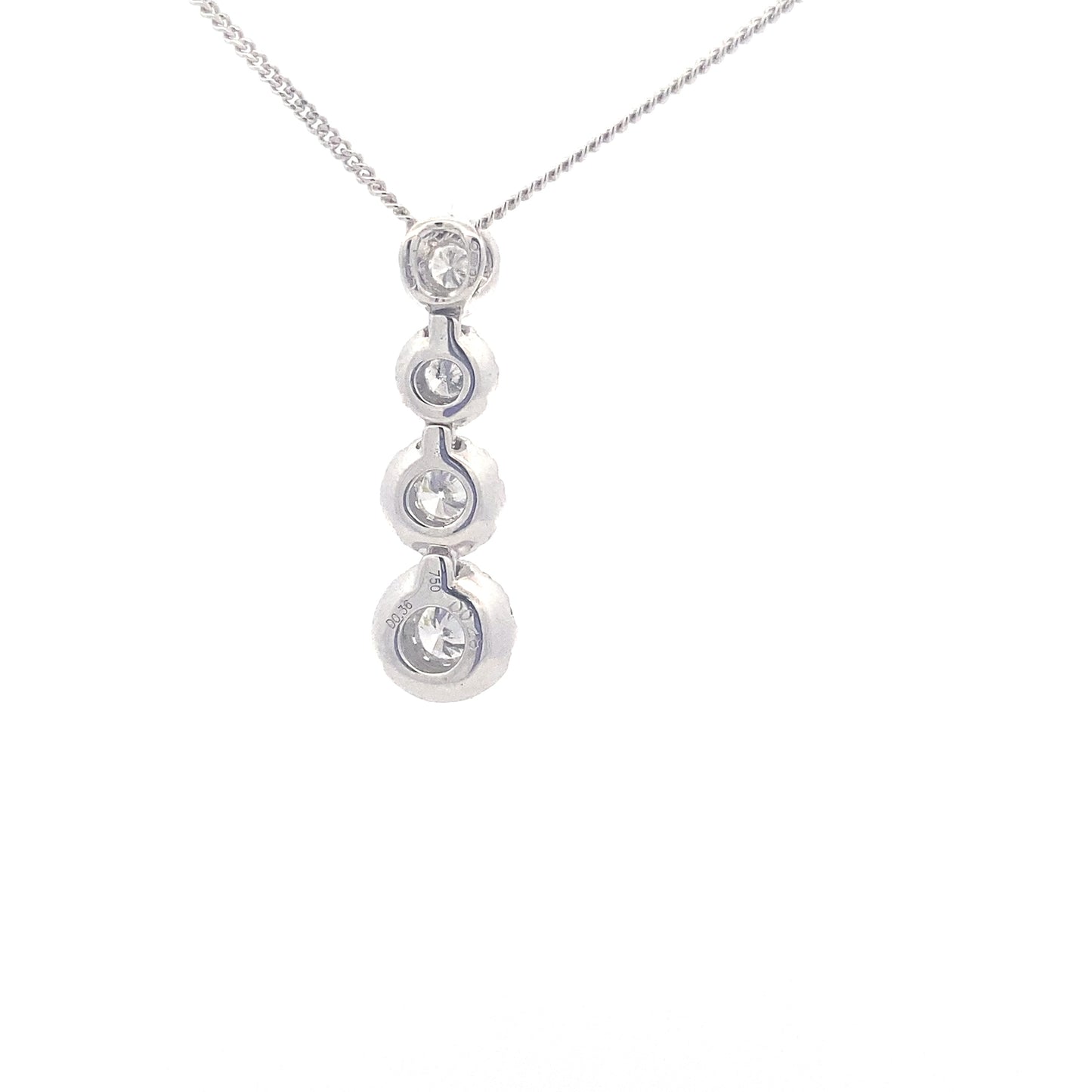 White Gold Diamond Pendant