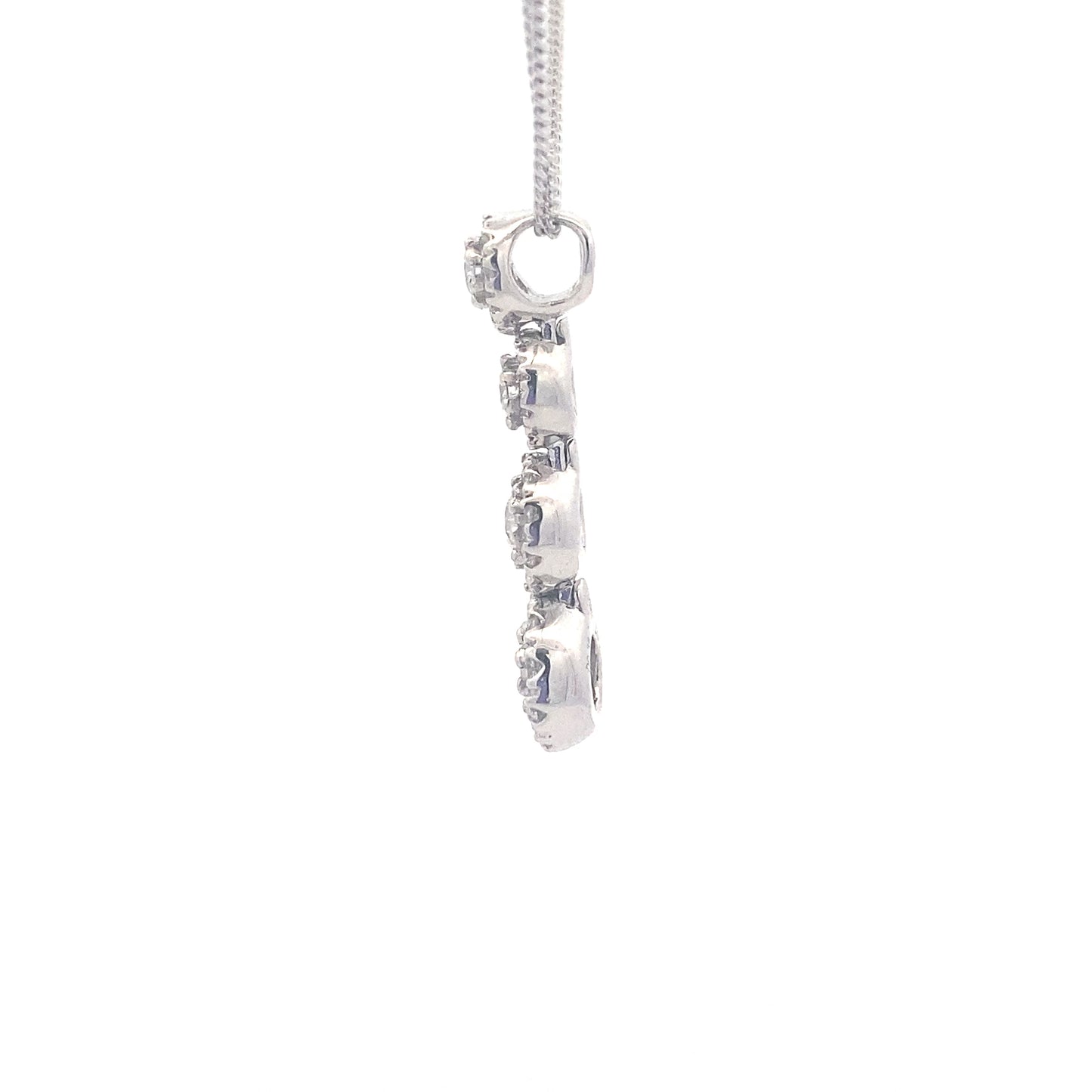 White Gold Diamond Pendant