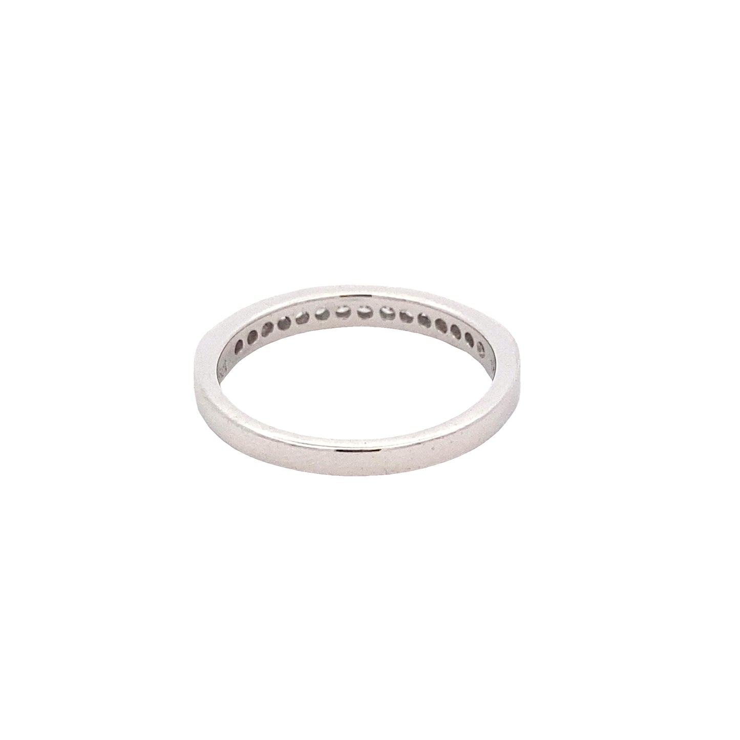 Round Brilliant Cut Diamond set wedding band