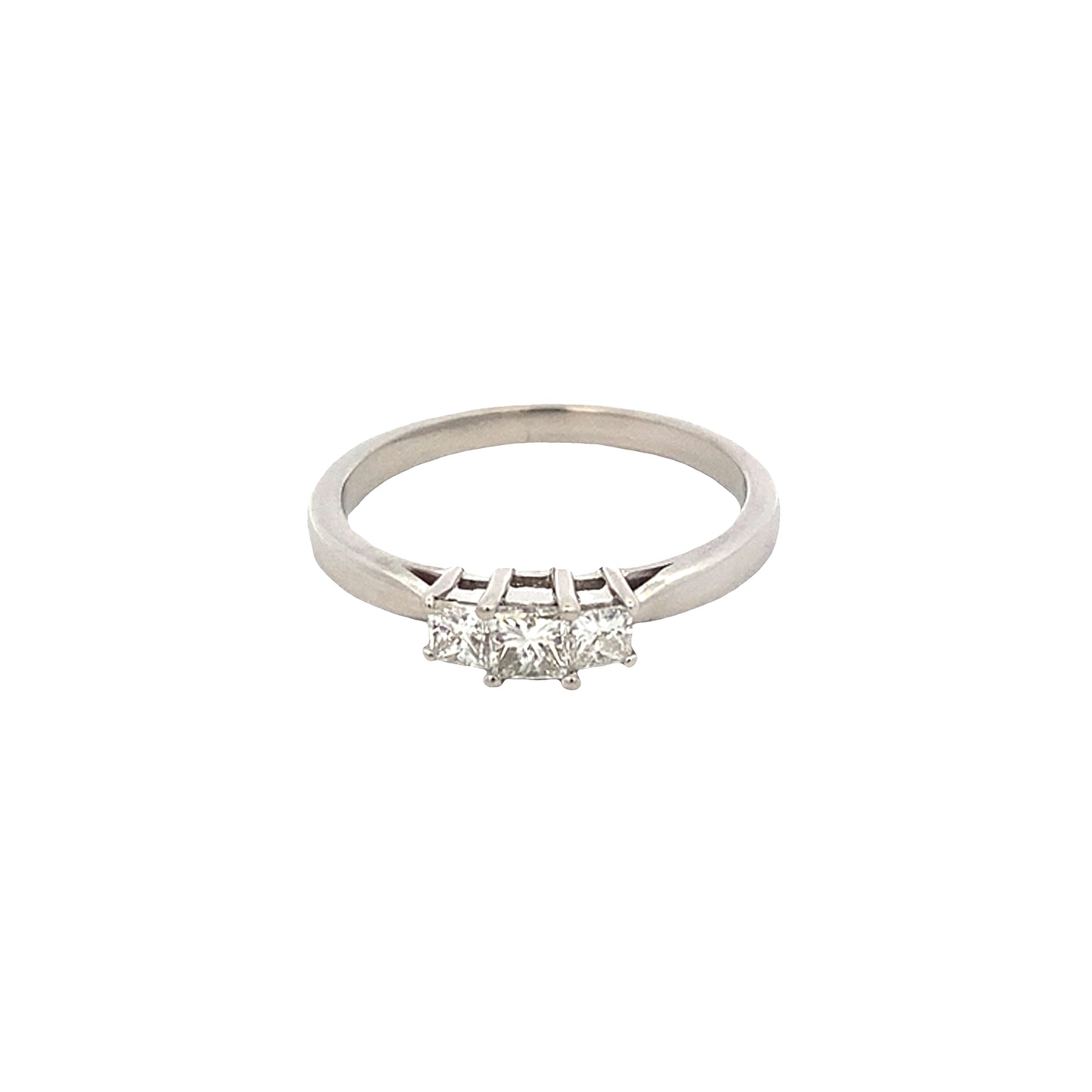 Princess Cut Diamond 3 Stone Ring