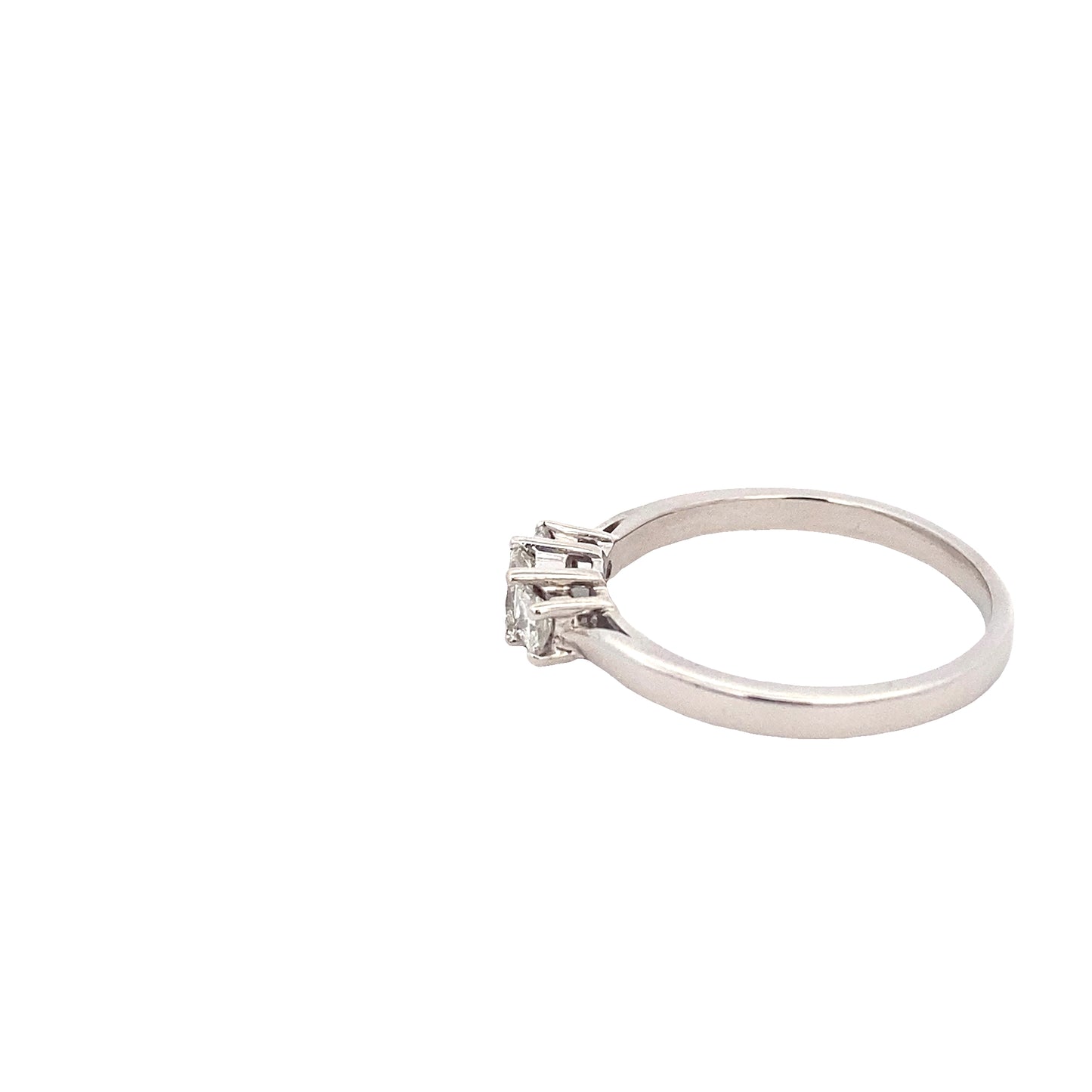 Princess Cut Diamond 3 Stone Ring