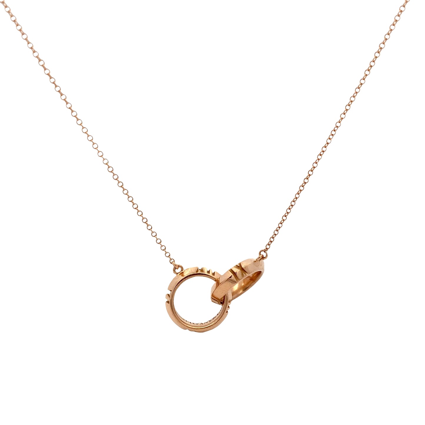 Pre-Owned Tiffany & Co. Atlas X closed interlocking necklace