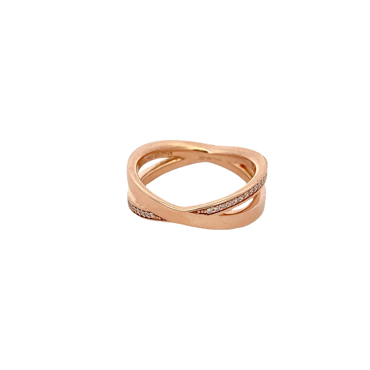 Pre-Owned Tiffany & Co. Atlas X Narrow Cross Ring