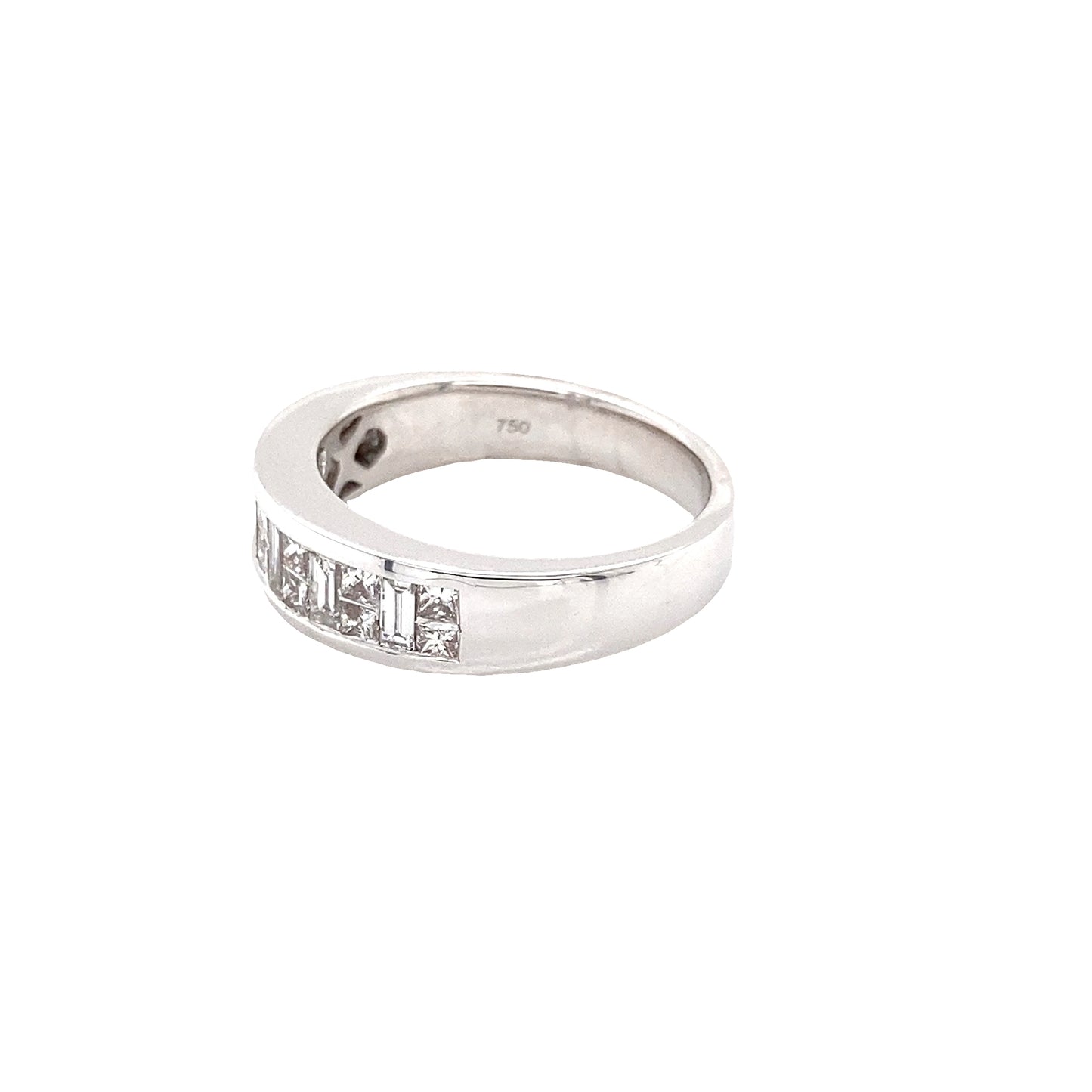 Princess and Baguette Cut Diamond Eternity Ring