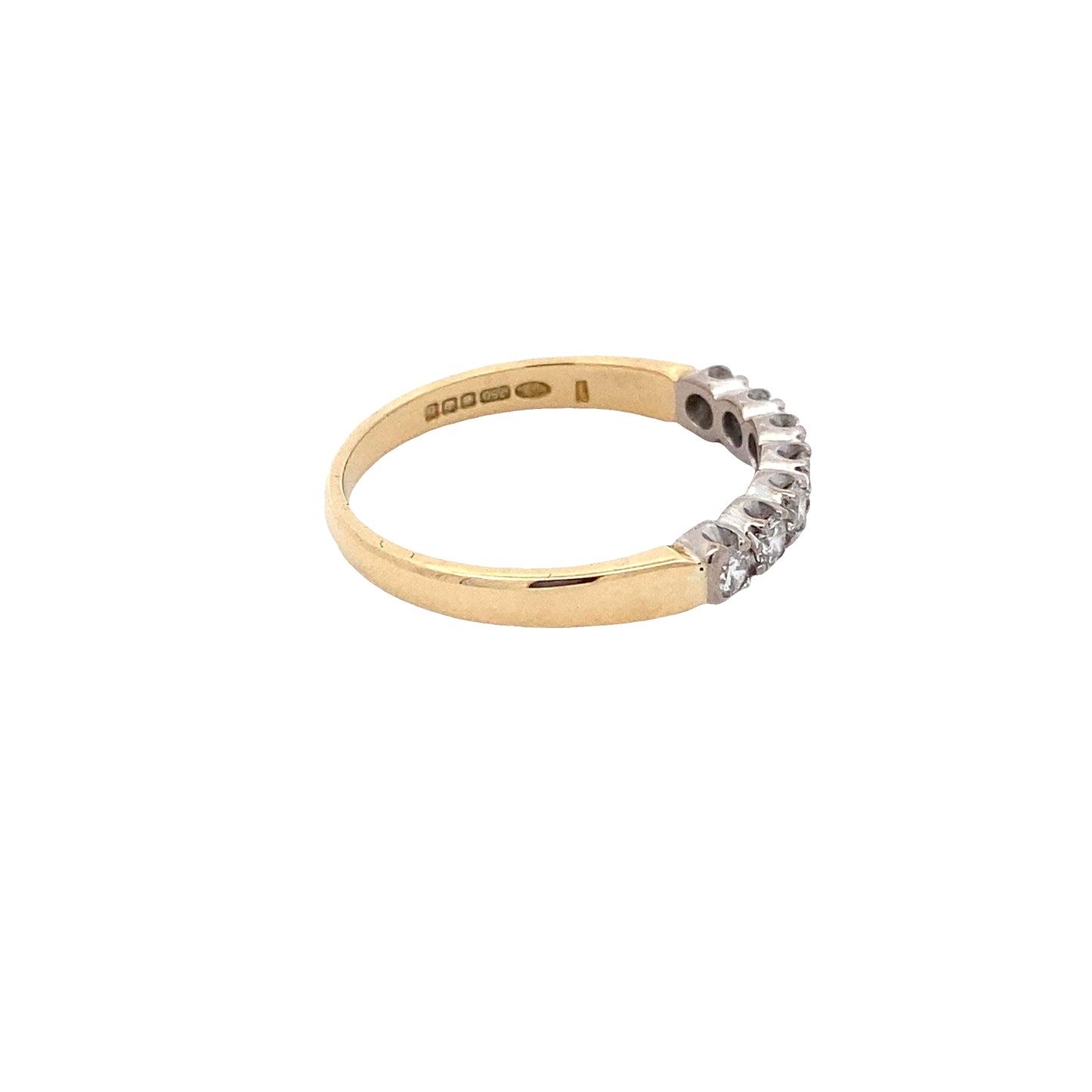 Round Brilliant Cut 7 Stone Diamond Eternity Ring