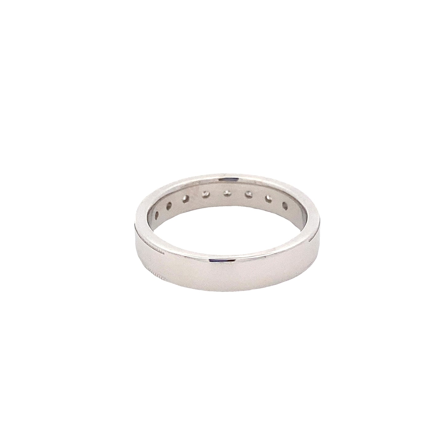 Round Brilliant and Baguette Cut Diamond Ring