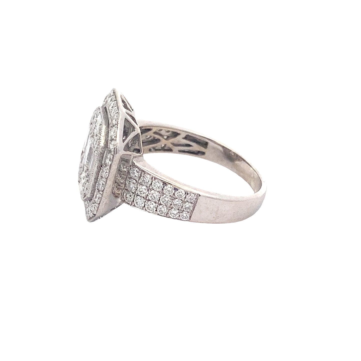 Vintage Style Diamond Dress Ring