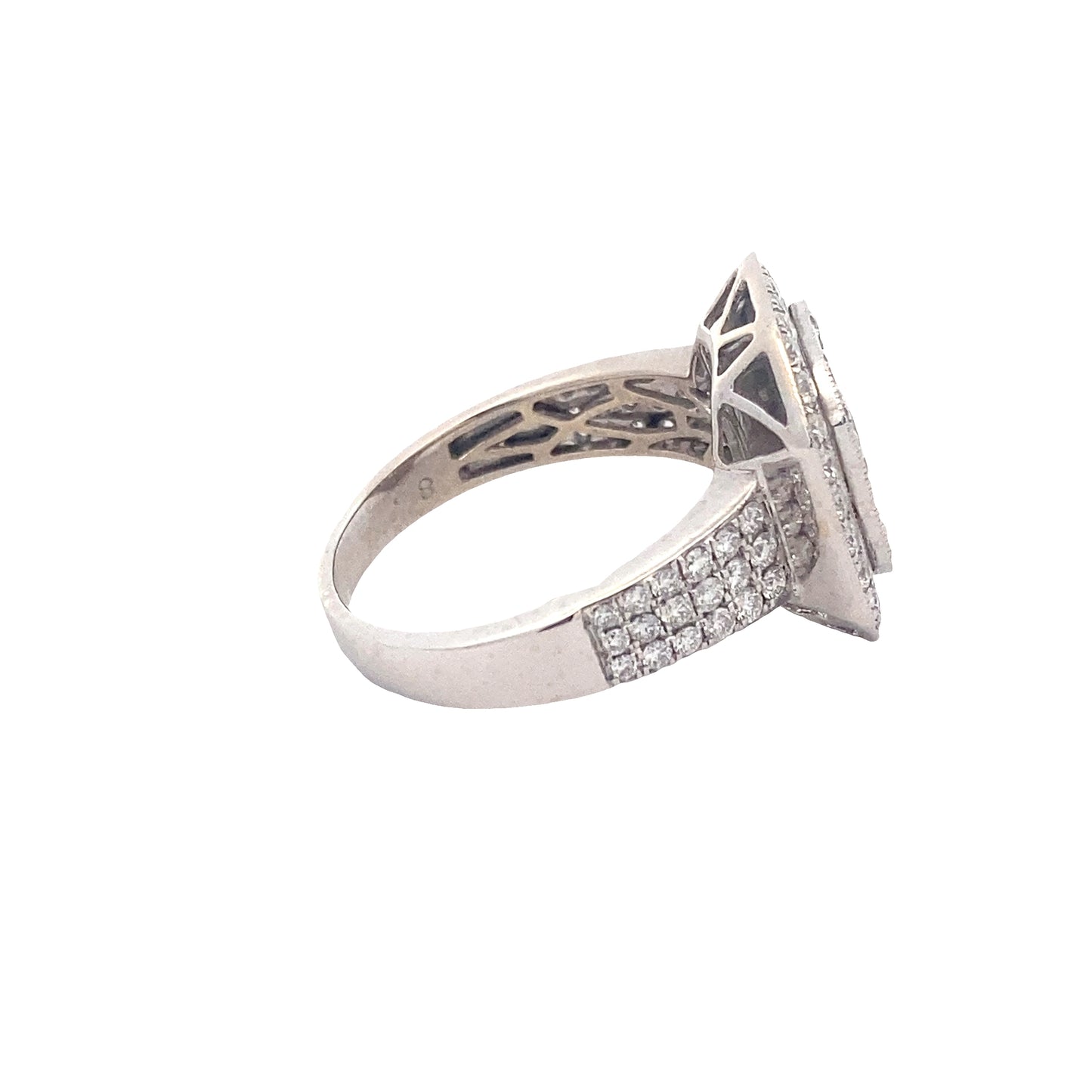 Vintage Style Diamond Dress Ring