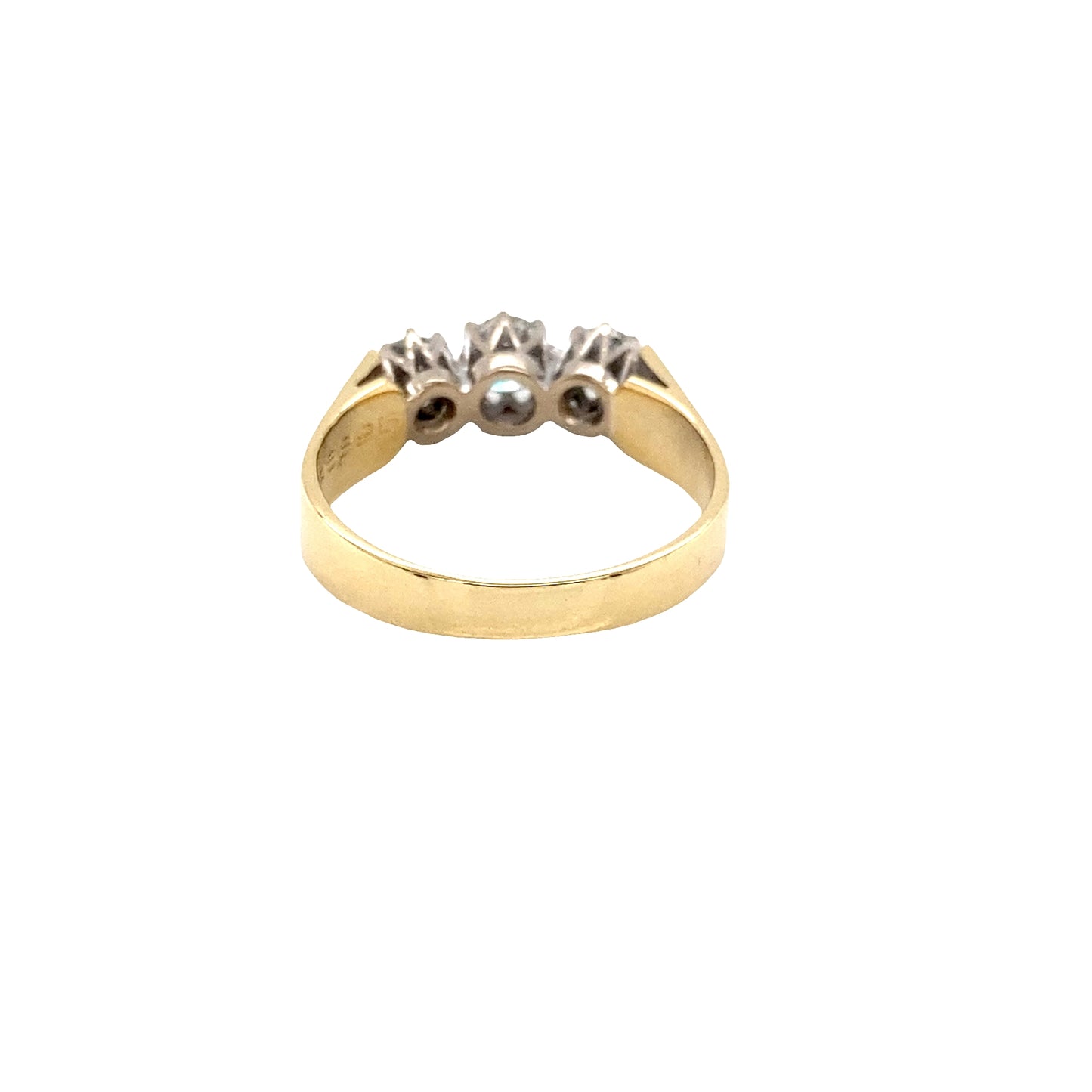Round Brilliant Cut 3 Stone Diamond Ring