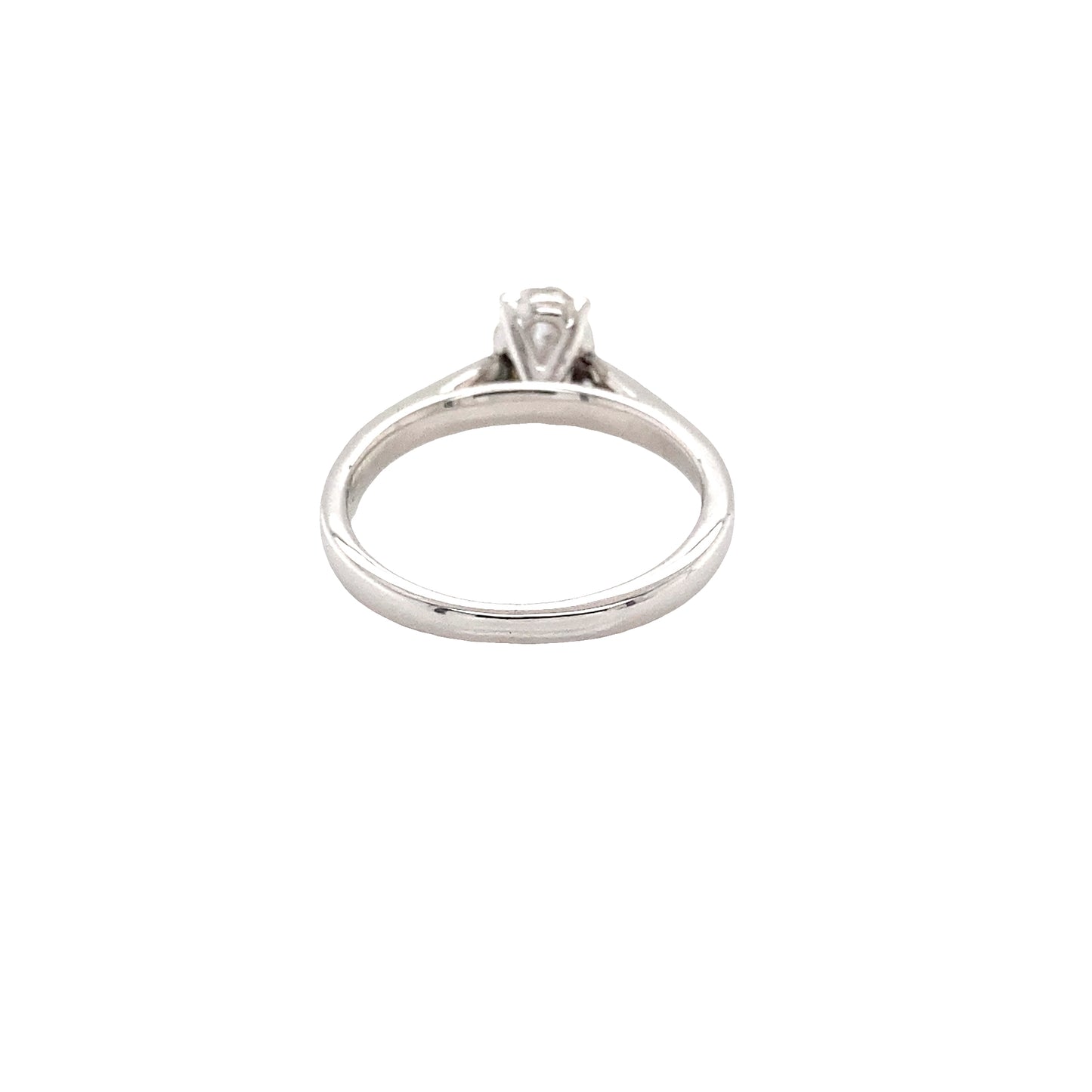 Oval Diamond Solitaire Ring