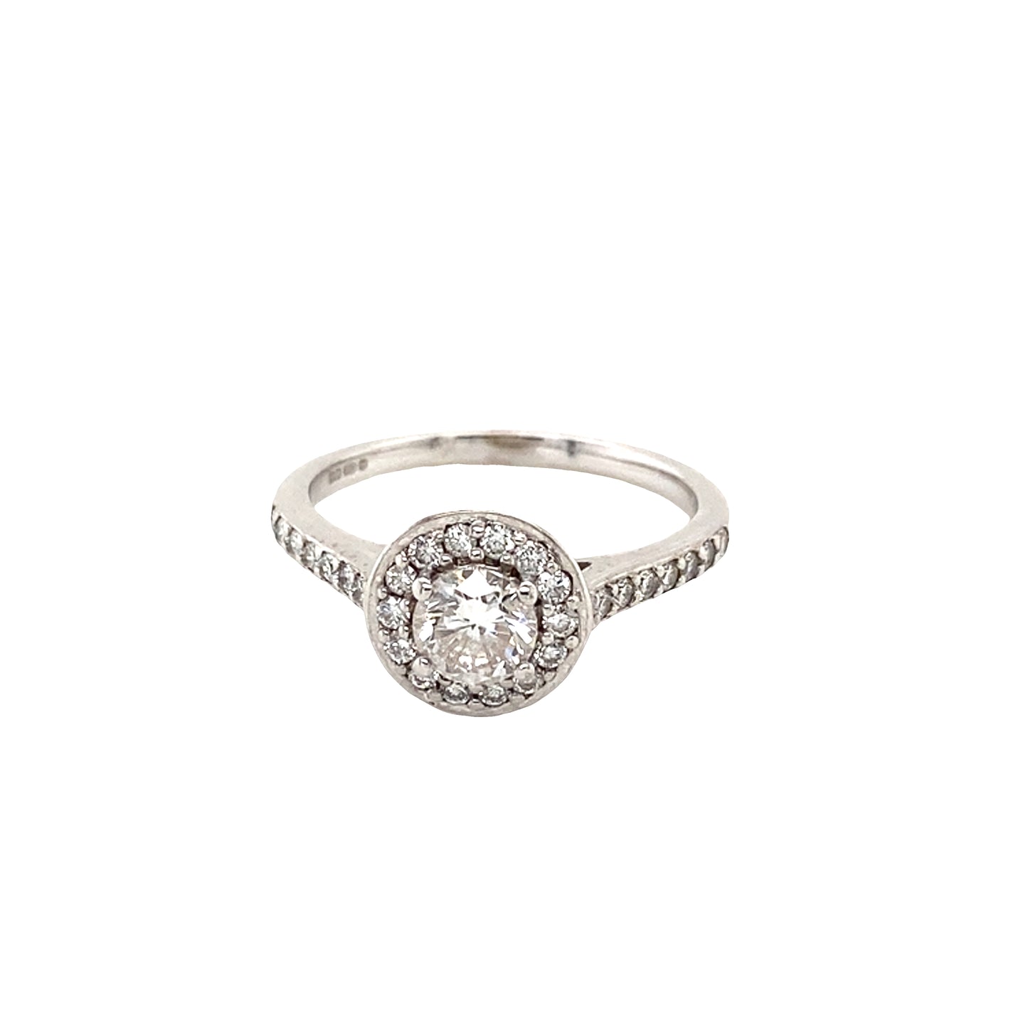 Round Brilliant Cut Diamond Halo Ring