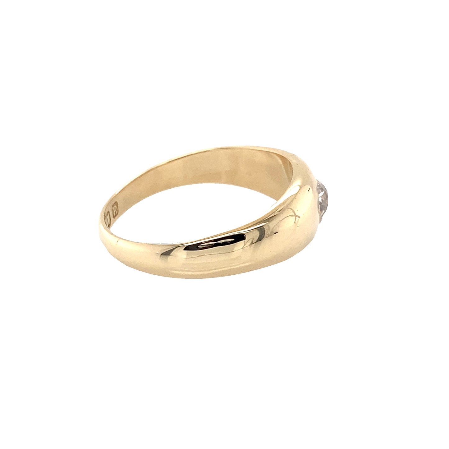 Round Brilliant Old Cut Diamond Dress Ring