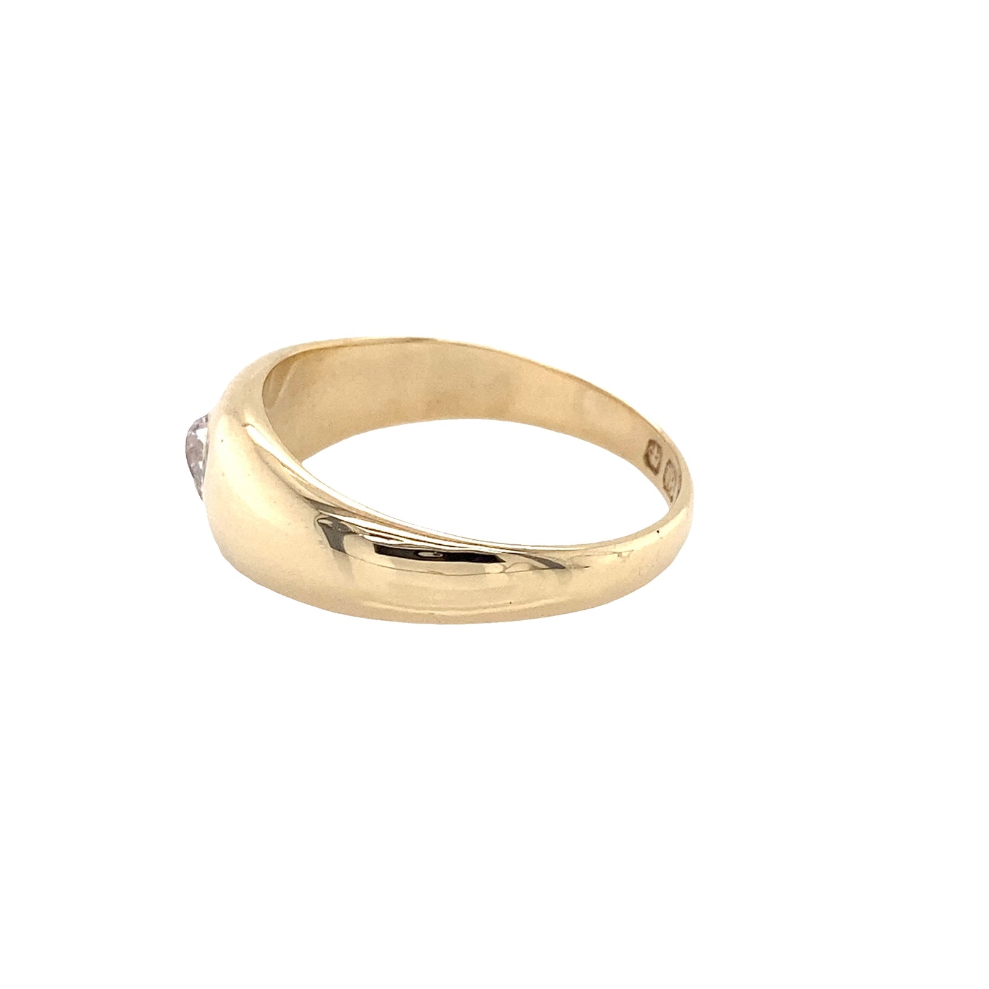 Round Brilliant Old Cut Diamond Dress Ring