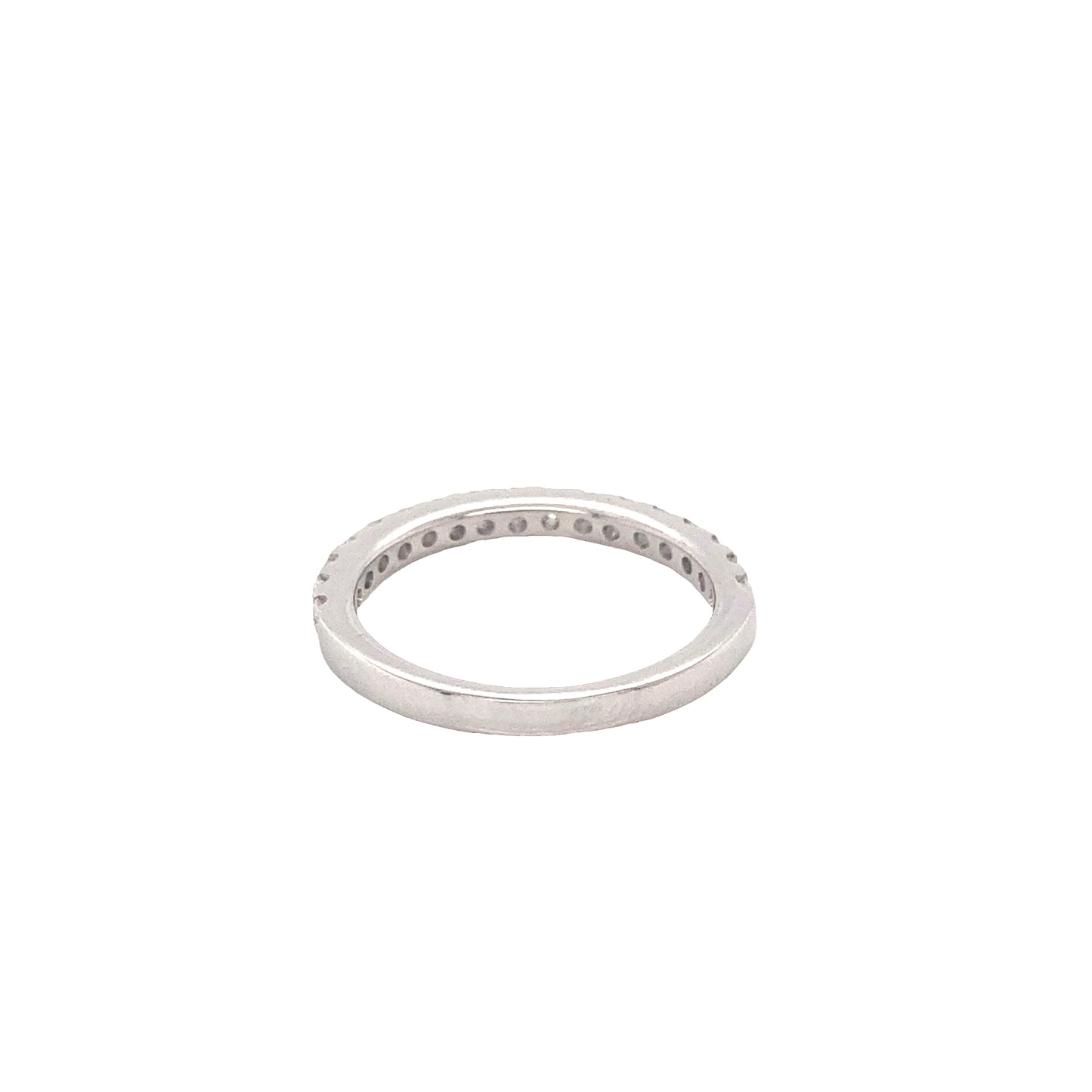 Round Brilliant Cut Diamond Set Wedding Ring