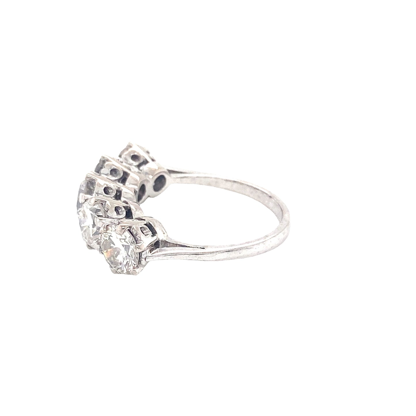 Round Brilliant Cut 5 Stone Diamond Ring