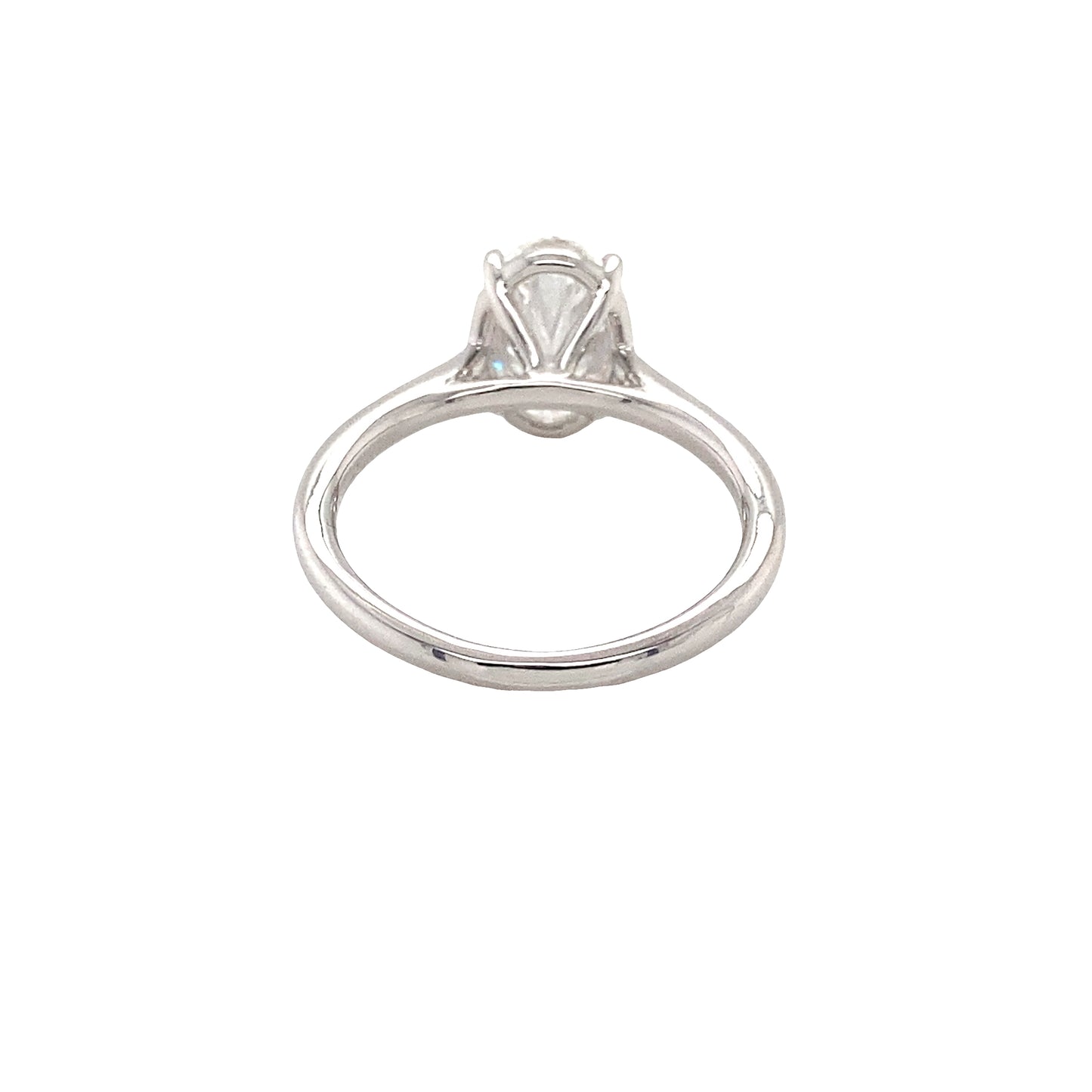 Oval Diamond Solitaire Ring - 2cts