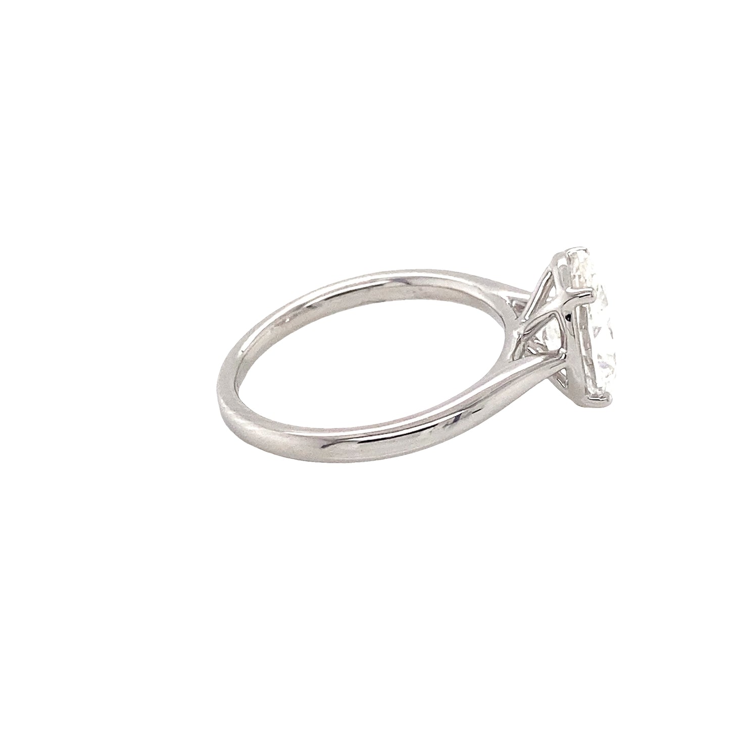 Oval Diamond Solitaire Ring - 2cts