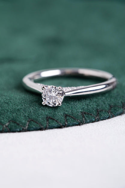 Round Brilliant Cut Diamond Solitaire Ring