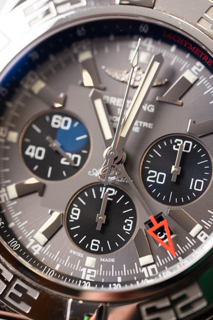 Gents Stainless Steel Breitling Chronomat GMT Watch