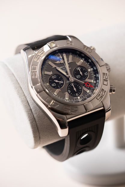 Gents Stainless Steel Breitling Chronomat GMT Watch