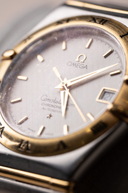 Pre-Owned Omega 2 Tone Constellation Chronometer Automatic Watch