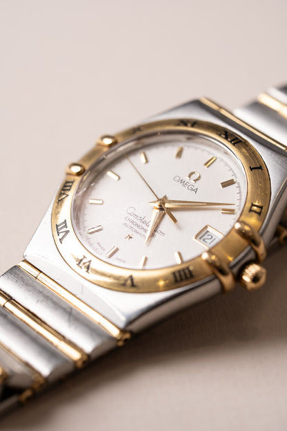 Pre-Owned Omega 2 Tone Constellation Chronometer Automatic Watch