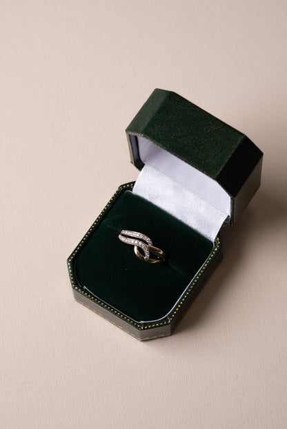 Yellow Gold Diamond Set Dress Ring