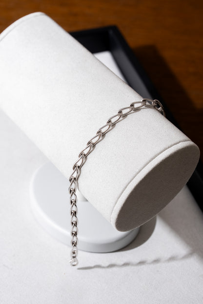 10ct White Gold Bracelet - 7.5g