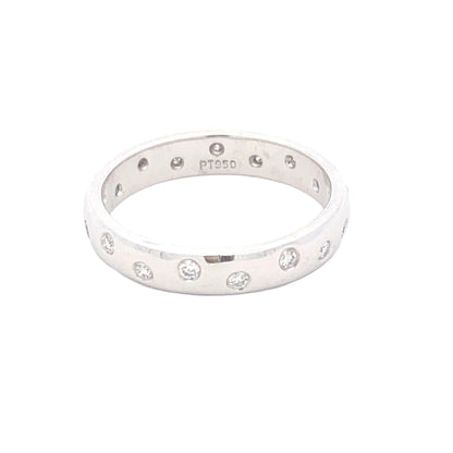 Full Set Round Brilliant Cut Diamond Wedding Band