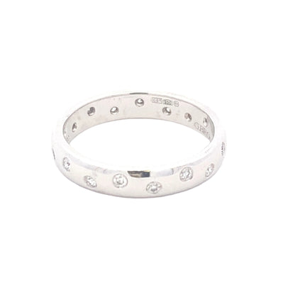 Full Set Round Brilliant Cut Diamond Wedding Band