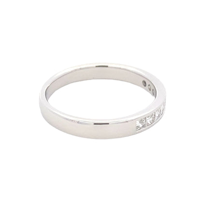 Princess Cut Diamond 9 Stone Eternity Ring