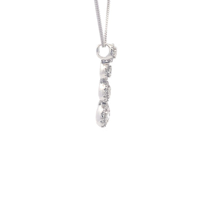 White Gold Diamond Pendant