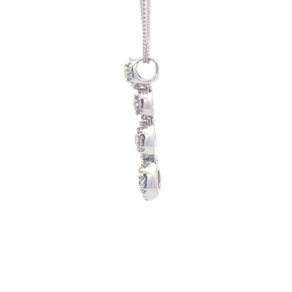 White Gold Diamond Pendant
