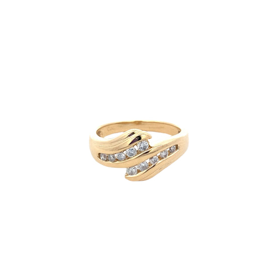 Yellow Gold Diamond Dress Ring