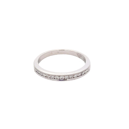 Round Brilliant Cut Diamond set wedding band