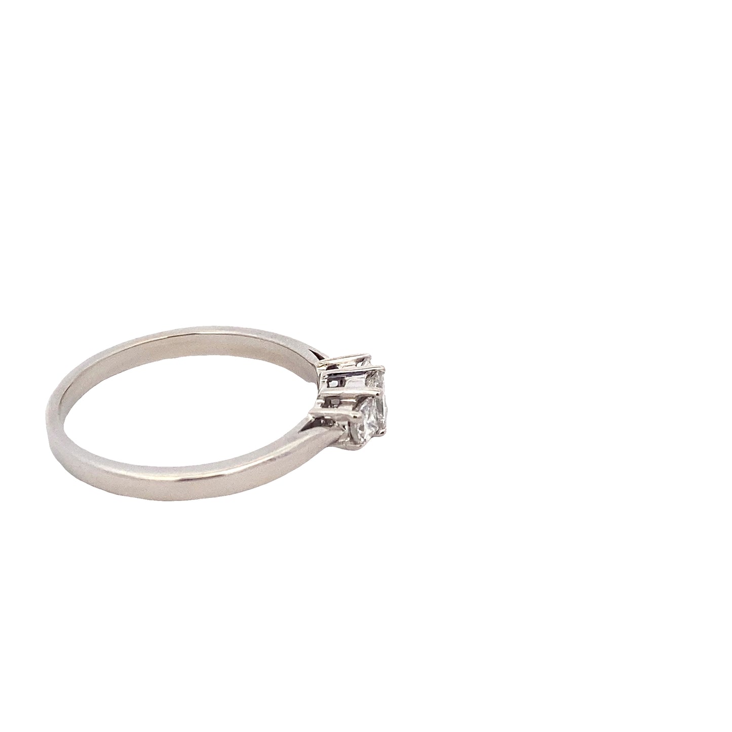 Princess Cut Diamond 3 Stone Ring