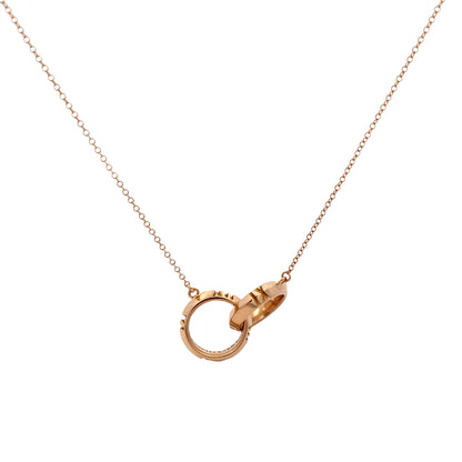 Pre-Owned Tiffany & Co. Atlas X closed interlocking necklace