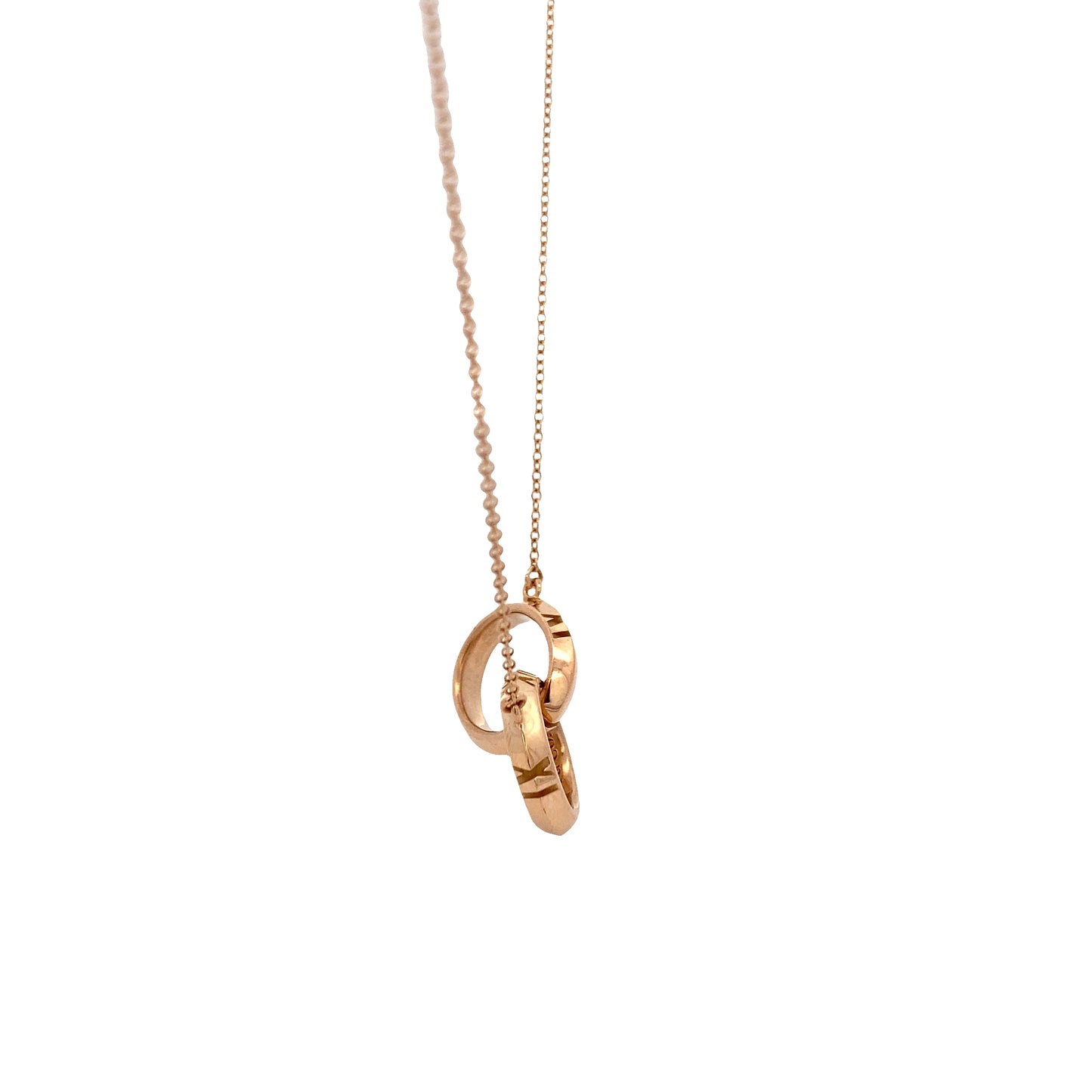 Pre-Owned Tiffany & Co. Atlas X closed interlocking necklace