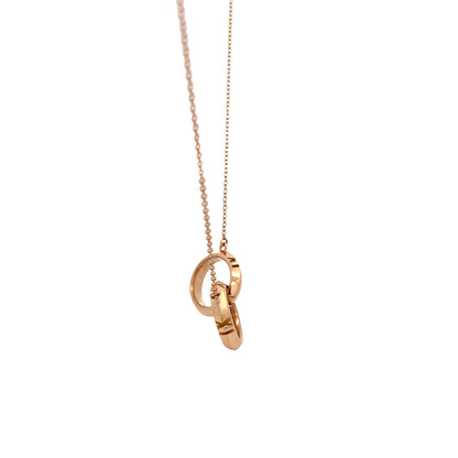 Pre-Owned Tiffany & Co. Atlas X closed interlocking necklace