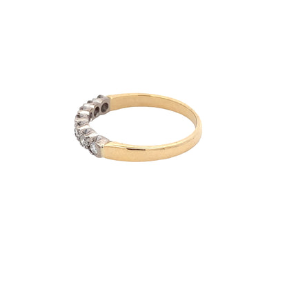 Round Brilliant Cut 7 Stone Diamond Eternity Ring