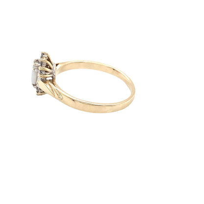 Opal and Diamond Dress Ring